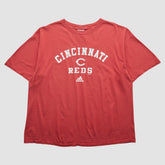 Cincinnati Reds Adidas 2010s T-Shirt - Red Vintage