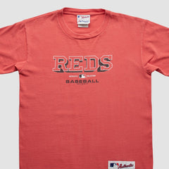Cincinnati Reds Majestic 2002 T-Shirt - Red Vintage