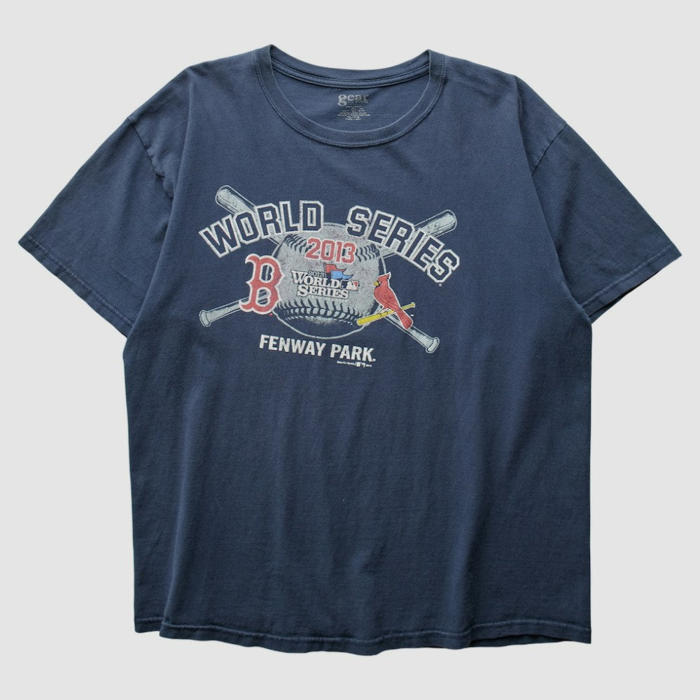 Boston Red Sox vs. St. Louis Cardinals 2013 T-Shirt - Navy Vintage