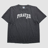 Pittsburgh Pirates Majestic 2000s T-Shirt - Gray Vintage