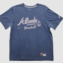 Atlanta Braves 2010s T-Shirt - Blue Vintage | Nike