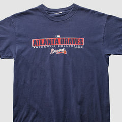 Atlanta Braves 2001 T-Shirt - Navy Vintage