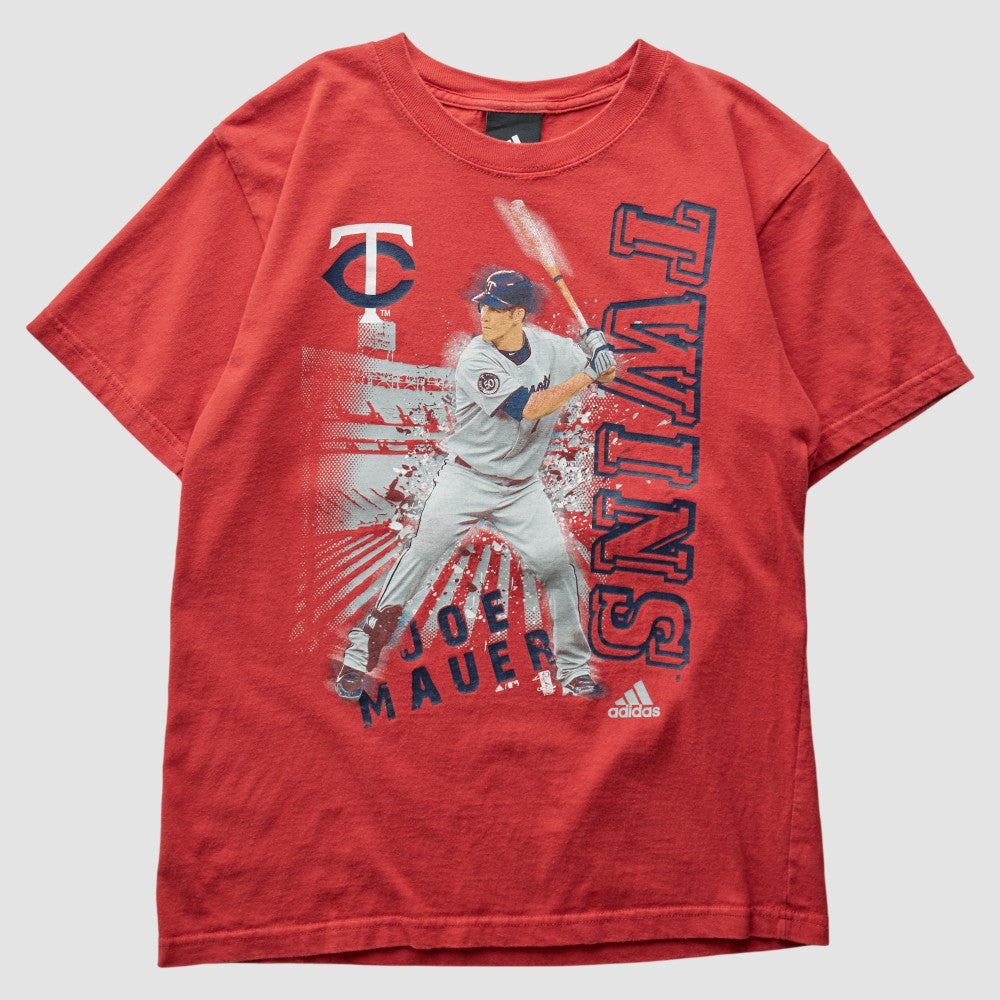 Minnesota Twins Adidas 2000s T-Shirt - Red Vintage