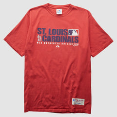St. Louis Cardinals Majestic 2007 T-Shirt - Red Vintage