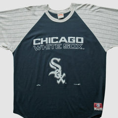 Chicago White Sox Nutmeg Mills 90s T-Shirt - Navy Vintage