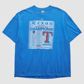 Texas Rangers Majestic 2011 T-Shirt - Blue Vintage