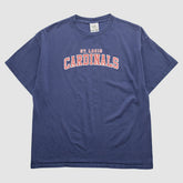 St. Louis Cardinals Adidas 2000s T-Shirt - Navy Vintage