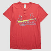 St. Louis Cardinals Majestic 2000s T-Shirt - Red Vintage