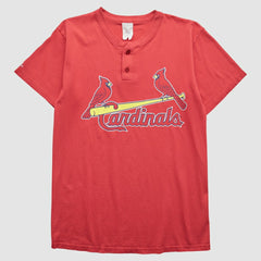 St. Louis Cardinals Majestic 2000s T-Shirt - Red Vintage
