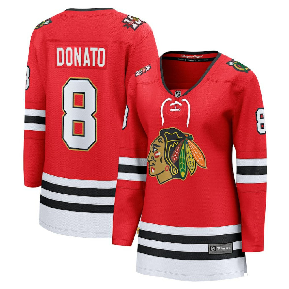 Ryan Donato Chicago Blackhawks Fanatics Women's Centennial Breakaway Player Jersey