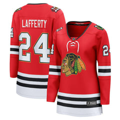 Sam Lafferty Chicago Blackhawks Fanatics Women's Centennial Breakaway Player Jersey