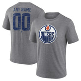 Edmonton Oilers Heritage Custom Tri-Blend T-Shirt
