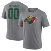 Minnesota Wild Heritage Custom Tri-Blend T-Shirt