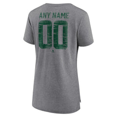 Minnesota Wild Women's Heritage Custom Tri-Blend T-Shirt
