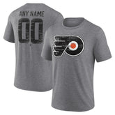 Philadelphia Flyers Heritage Custom Tri-Blend T-Shirt