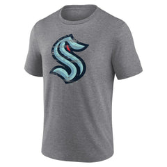 Seattle Kraken Heritage Custom Tri-Blend T-Shirt