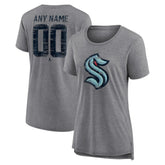 Seattle Kraken Women's Heritage Custom Tri-Blend T-Shirt