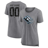Utah Mammoth Women's Heritage Custom Tri-Blend T-Shirt