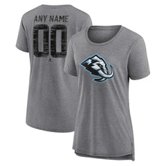Utah Mammoth Women's Heritage Custom Tri-Blend T-Shirt
