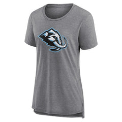 Utah Mammoth Women's Heritage Custom Tri-Blend T-Shirt