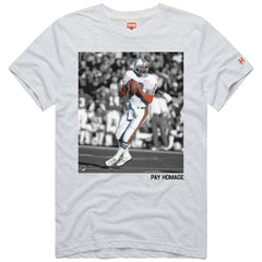 NFL Miami Dolphins Dan Marino Homage Unisex Pay Homage Tri-Blend T-Shirt