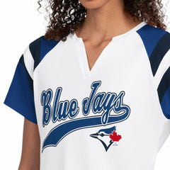 Toronto Blue Jays Starter Women's Game On Notch Neck T-Shirt - White