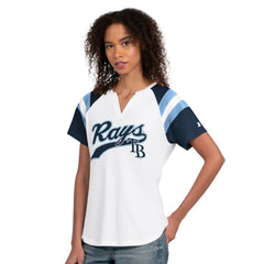 Tampa Bay Rays Starter Women's Game On Notch Neck T-Shirt - White
