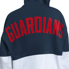 Cleveland Guardians Starter Women's Wishbone Full-Zip Hoodie - Navy/Heather Gray