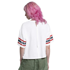 Atlanta Braves Starter Women's Cropped Hurry Up Offense T-Shirt - White