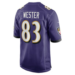 NFL Baltimore Ravens LaJohntay Wester Team Game Jersey
