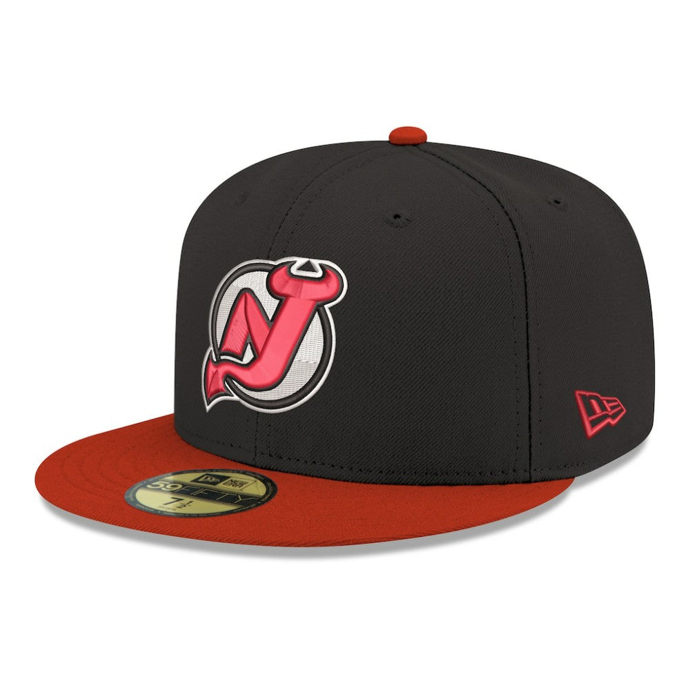 New Jersey Devils New Era Core Logo Two-Tone 59FIFTY Fitted Hat