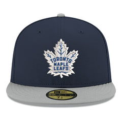 Toronto Maple Leafs New Era Core Logo Two-Tone 59FIFTY Fitted Hat