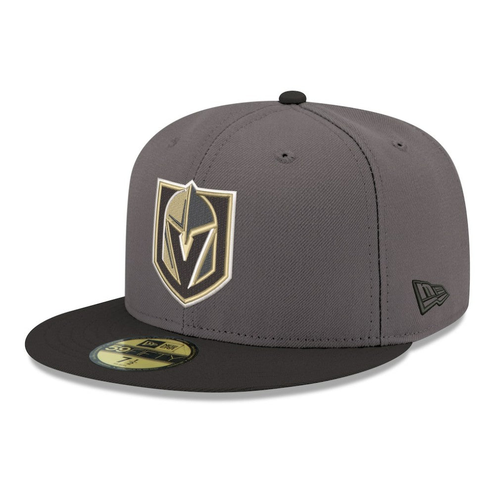 Vegas Golden Knights New Era Core Logo Two-Tone 59FIFTY Fitted Hat