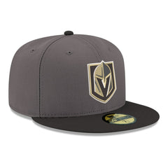 Vegas Golden Knights New Era Core Logo Two-Tone 59FIFTY Fitted Hat