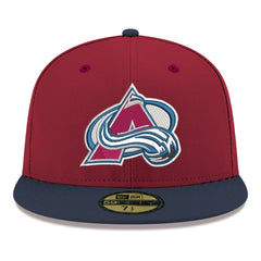 Colorado Avalanche New Era Core Logo Two-Tone 59FIFTY Fitted Hat