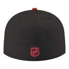 Chicago Blackhawks New Era Core Logo Two-Tone 59FIFTY Fitted Hat