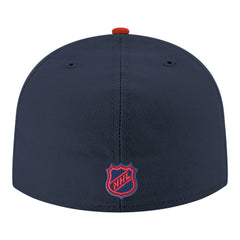 Columbus Blue Jackets New Era Core Logo Two-Tone 59FIFTY Fitted Hat