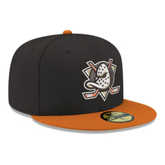 Anaheim Ducks New Era Core Logo Two-Tone 59FIFTY Fitted Hat