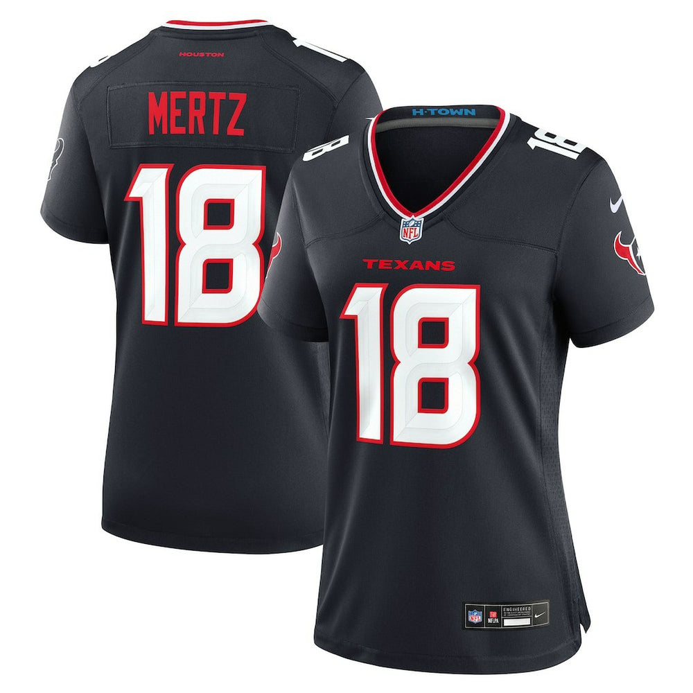 NFL Houston Texans Graham Mertz Women's Team Game Jersey