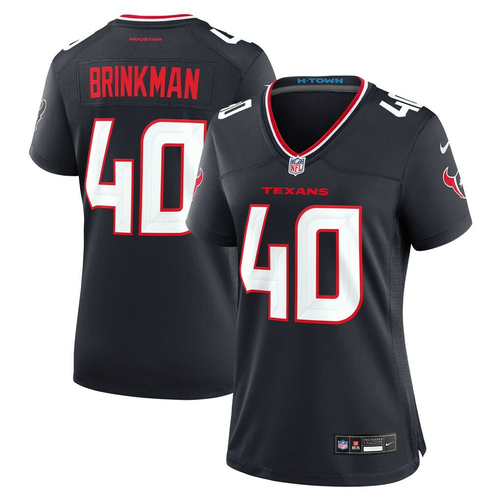 NFL Houston Texans Austin Brinkman Women's Team Game Jersey