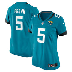 NFL Jacksonville Jaguars Dyami Brown Women's Team Game Jersey