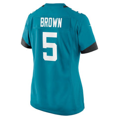 NFL Jacksonville Jaguars Dyami Brown Women's Team Game Jersey