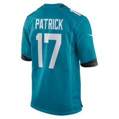NFL Jacksonville Jaguars Tim Patrick Team Game Jersey