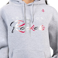 Houston Rockets G-III 4Her by Carl Banks Women's Shadow Logo Tri-Blend Fleece Hoodie sale - Gray outlet