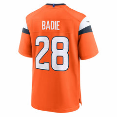 NFL Denver Broncos Tyler Badie Team Game Jersey