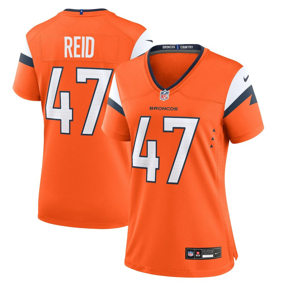NFL Denver Broncos Karene Reid Women's Team Game Jersey