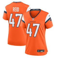 NFL Denver Broncos Karene Reid Women's Team Game Jersey