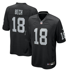 NFL Las Vegas Raiders Jack Bech Team Game Jersey