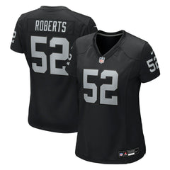 NFL Las Vegas Raiders Elandon Roberts Women's Team Game Jersey
