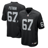 NFL Las Vegas Raiders Will Putnam Team Game Jersey